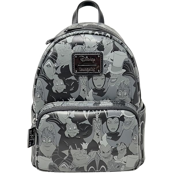 Amazon.com: Loungefly Disney Villains Mini-Backpack Handbag